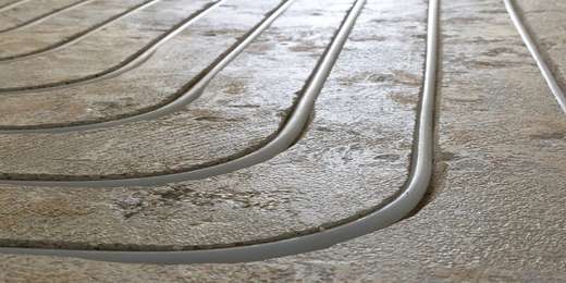 Frezovanie podlaheho kurenia